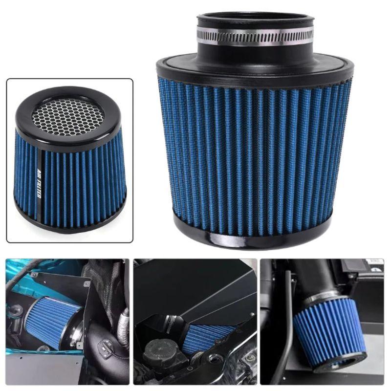 Upgrade Washable Cold Air Intake Filter Sport Power Mesh Universal Air Intake Filter Quality Dry Dry Air Filter Car Engine