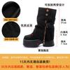 Pants Boots Women's 2025 Autumn and Winter New Two-wear Removable Short Boots Women's Fashion Thick-soled Leather Boots Maillard Cigarette Boots