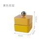 Square Storage Box Transparent Plastic Storage Box Floss Cotton Swabs Jewelry Box Table Decoration Ornaments Home Decoration