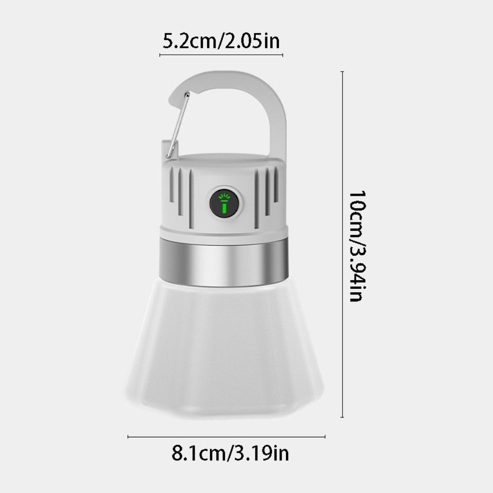 Hanging Function RGB Ambient Light Handheld Portable Hook Lamp Mini LED Flashlight Camping Use