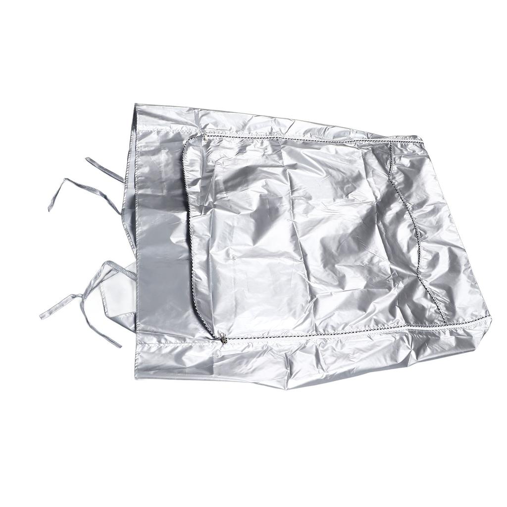 Washing Machine Cover 69x80x98cm Polyester Waterproof Sunproof with Zipper for Home Kitchen