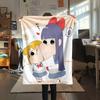Pop Team Epic  Print Flannel Blanket, High quality Comfortable for All Seasons, Home Decor, Warmth and Comfort