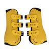 2Pcs Horse Tendon Boots Open Front Breathable Horse Front Tendon Boots for Training Jumping Riding Yellow