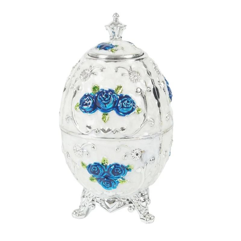 Press Type European Style Toothpick Box Light luxury Sturdy Floral Toothpick Case Rose Pattern Automatic Toothpick Dispenser