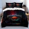 Basketball Logo with Text. Bedding Sets Duvet Cover Sets Duvet Covers Pillowcases(1*Duvet Cover 2*Pillowcases Without Duvet Insert)