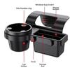 Space-Saving Car Door Cup Holder Waterproof Vehicle Door Storage Box  Phone Storage