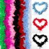 2M Federboa Streifen Flauschig Basteln Kostüm Junggesellinnenabschied Verkleidung Hochzeit Kostümparty Feiertag DIY Dekoration