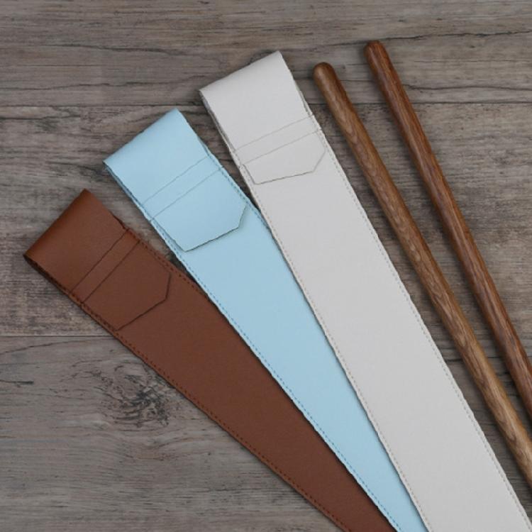 Waterproof Drum Stick Bag Portable Drumstick Protective Case PU Leather Portable Drumsticks Storage Bag Easy to Carry