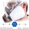 Nowy 7w1/16w1 6200 Respirator przeciwpyłowy i gazowy Półmaska przeciwpyłowa do malowania, natryskiwania, oparów organicznych, filtr gazów chemicznych, bezpieczeństwo pracy