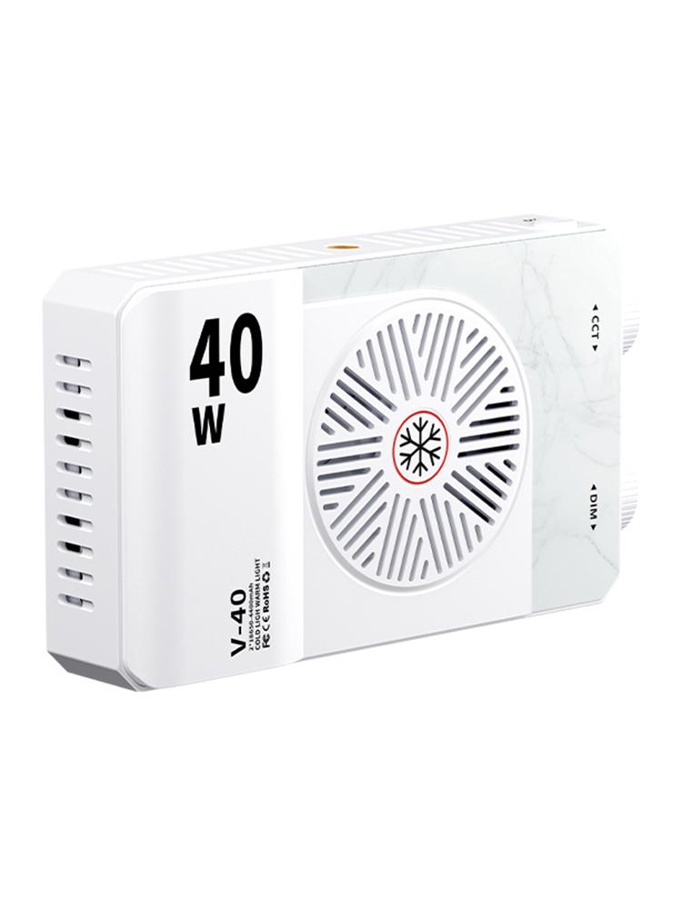 40W LED Camera Light 4400mAh Rechargeable Handheld Fill Light Photography Lighting Video Light for Photography