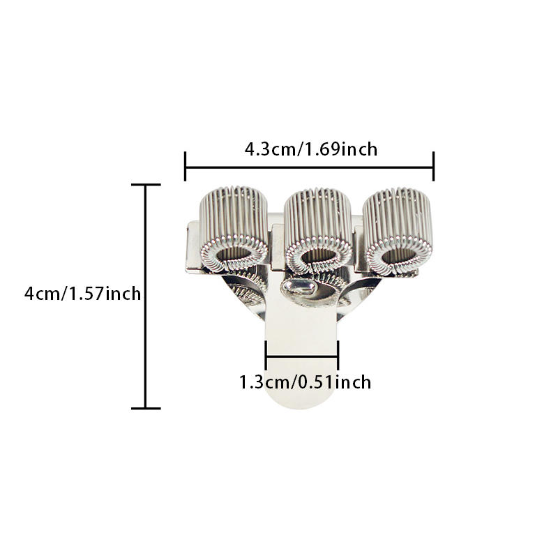 Multi Function Pen Holder Clip Portable Single Hole Hook Spring Clamp Two Hole Pen Buckle Three Ring Binder Notebook Insert Clip High Quality