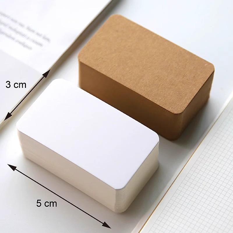 Kraft Cardstock: 100 Blank DIY Doodle & Message Cards