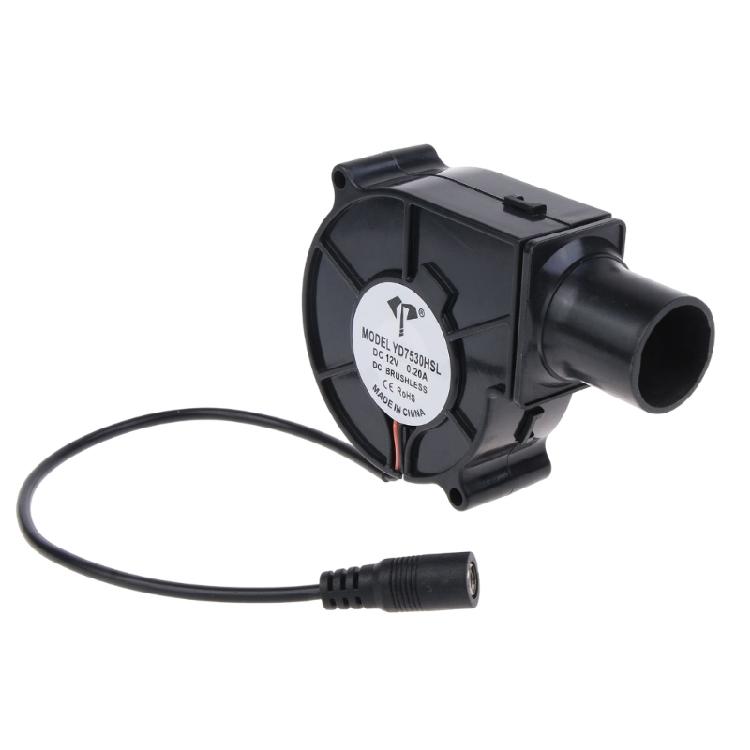 

BBQ Fan Blower 7530 75mm Adjustable Speed DC12V 3700R Camping Cooking Fan Blower 1