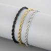 20/21/22cm Stainless Steel Twisted Rope Link Chain for Men Stainless Steel Wrist Jewelry