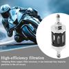 Oil Filter For Motorcycle 8mm Inline Oil Filter Metal Motorcycle Parts For Scooter ATV Dirt Bike Snowmobile Modification