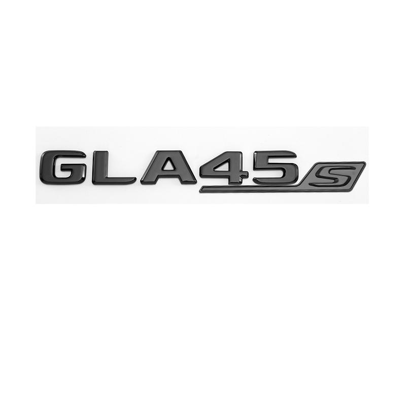 3d ABS Chrome GLA35s GLA45s Logo Letters Car Trunk Emblem Badge Sticker For Mercedes Benz GLA45 AMG W156 X156 H547 Accessories RX7