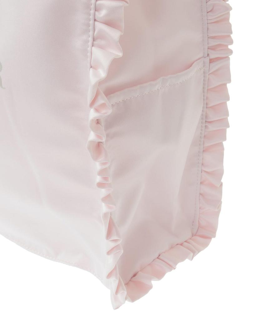 Sac Cabas Carré à Volants en Satin Maison de Fleur pour Femme, Noir, 08000881100