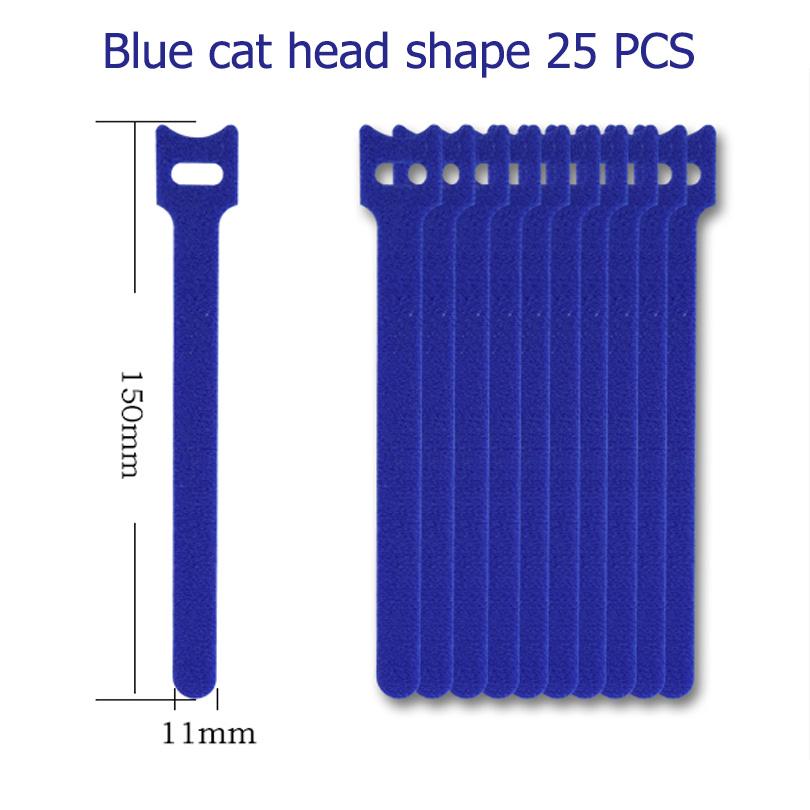 25PCS Reusable Cord Organizer Keeper Holder, Fastening Cable Ties Straps for Earbud Headphones Phones Wire Wrap Managemen