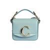 Chloé Mini Handbag With Gold Hardware In Light Blue Women Handbags CHC19US193A3744L
