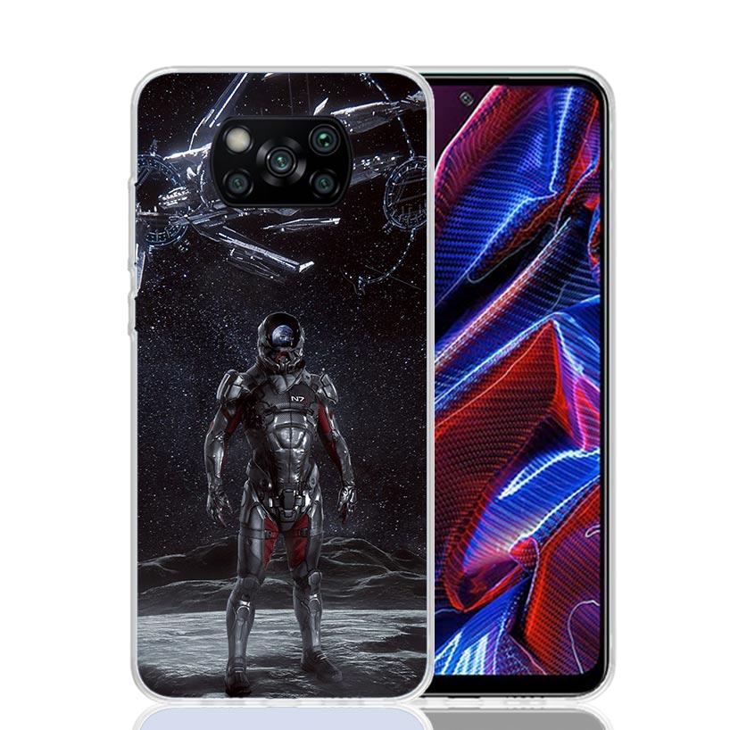 N7 Mass Effect Phone Case For Xiaomi Poco F7 Ultra X7 X6 Pro X5 Redmi 15 15C 13 13C 12 12C 10 10A 10C 9 9A 9C 9T Shell Poco X7 X