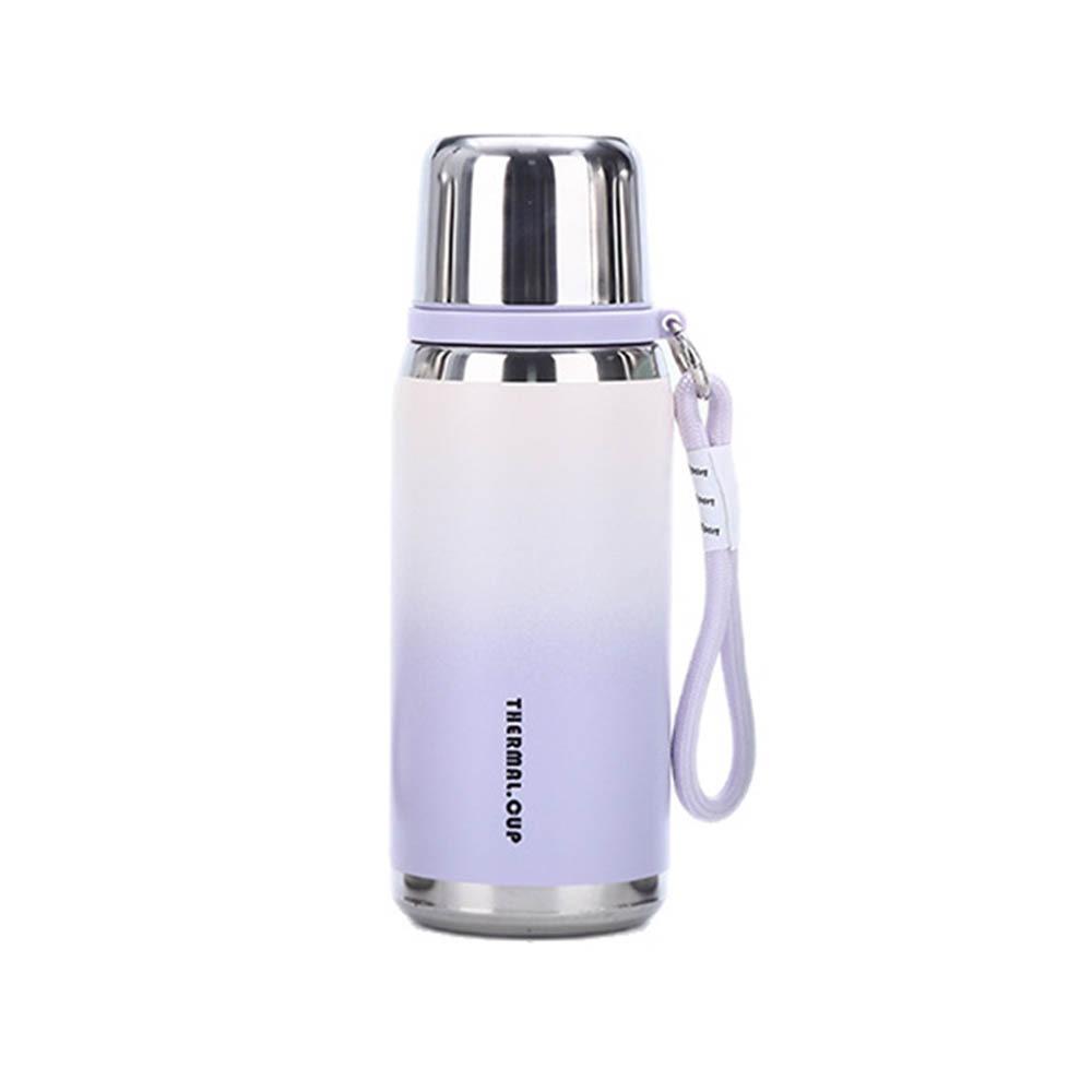 

Leak-proof Sport Thermal Cup Stainless Steel Vacuum Flask Thermo Cup Sports Hydration 800ml фиолетовый