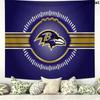 Baltimore Ravens Wall Tapestry Aesthetic Wall Hanging Printed Fabric Blanket Decorative Tapestries for Bedroom Living Room Home Decor
