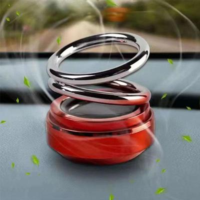 Car Aromatherapy Air Freshener Solar Magnetic 360 Degree Rotation Fragrance Ornaments Car Interior
