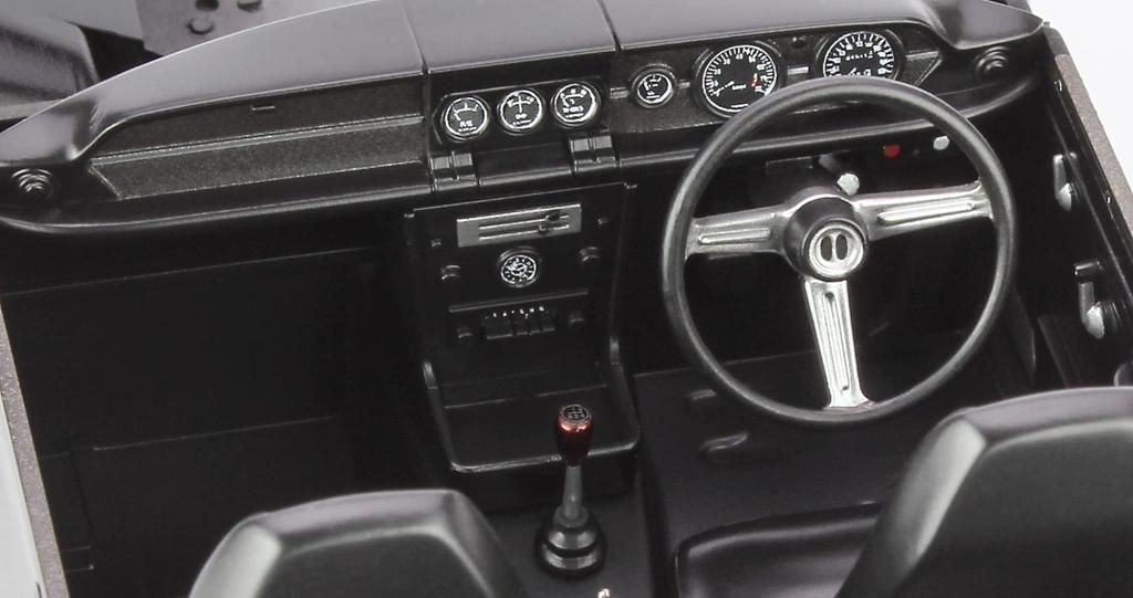 Hasegawa Scale Isuzu Bellett 1600GTR Early Model Plastic Model Kit HC58 1/24 (1969)