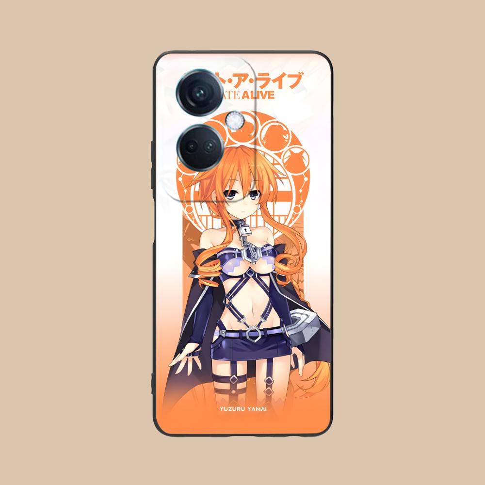 Date a Live Yamai Kaguya Matte TPU Mobile Phone Case for OPPO Reno 14 13 12 11 10 9 8 7 6 5 F T Pro 5G Colorful Printing Cover