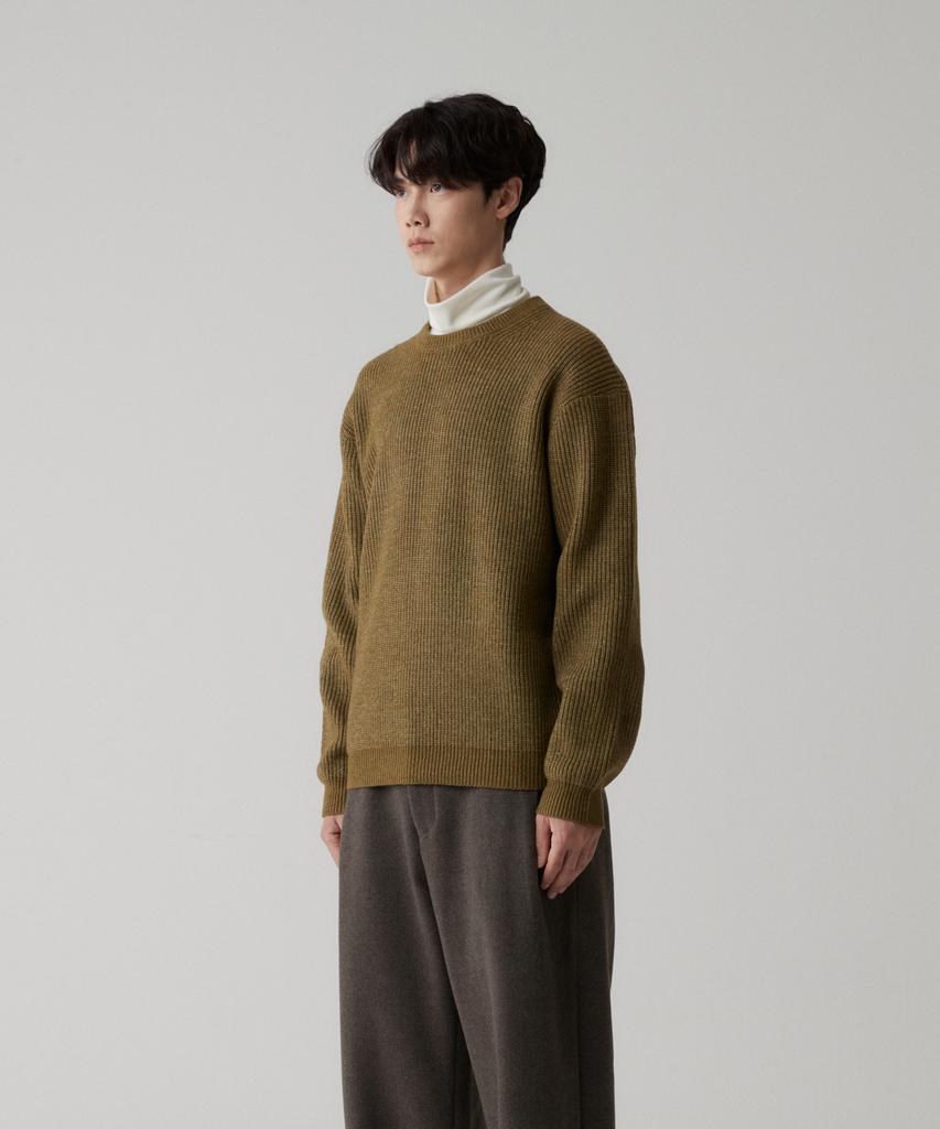 Le Mad Heavy Airwool Knit - Olive