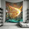Deep Rock Galactic Wall Tapestry Aesthetic Wall Hanging Printed Fabric Blanket Decorative Tapestries for Bedroom Living Room Home Decor