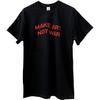 Era of Artists, LLC Make Art, Not War Black Graphic Unisex Tee