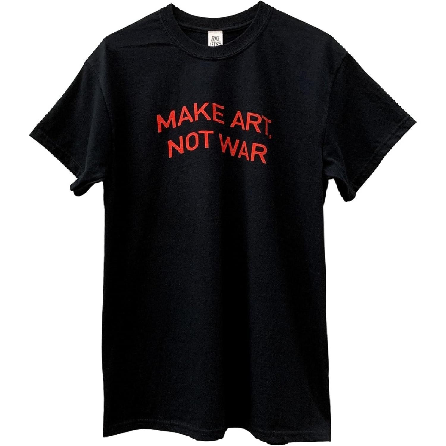 Era of Artists, LLC Make Art, Not War Black Graphic Unisex Tee S