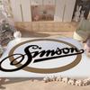 S-SimsonS LOGO Floor Mat Retro Multiple Choice Living Room Kitchen Rug Non-Slip Modern Home Decor