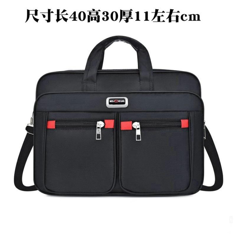 Men's oversized 20-inch shoulder messenger bag, new Oxford cloth waterproof and wear-resistant business handbag travel bag
