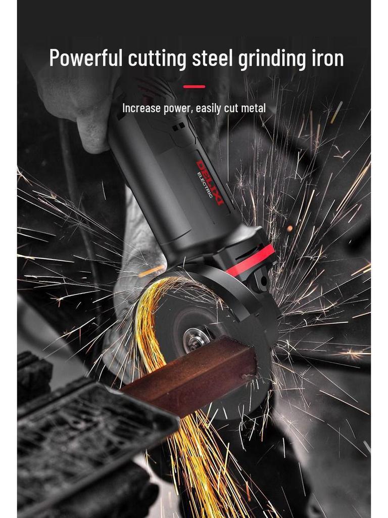 High-Power Multifunctional Angle Grinder and Polisher for Home Use