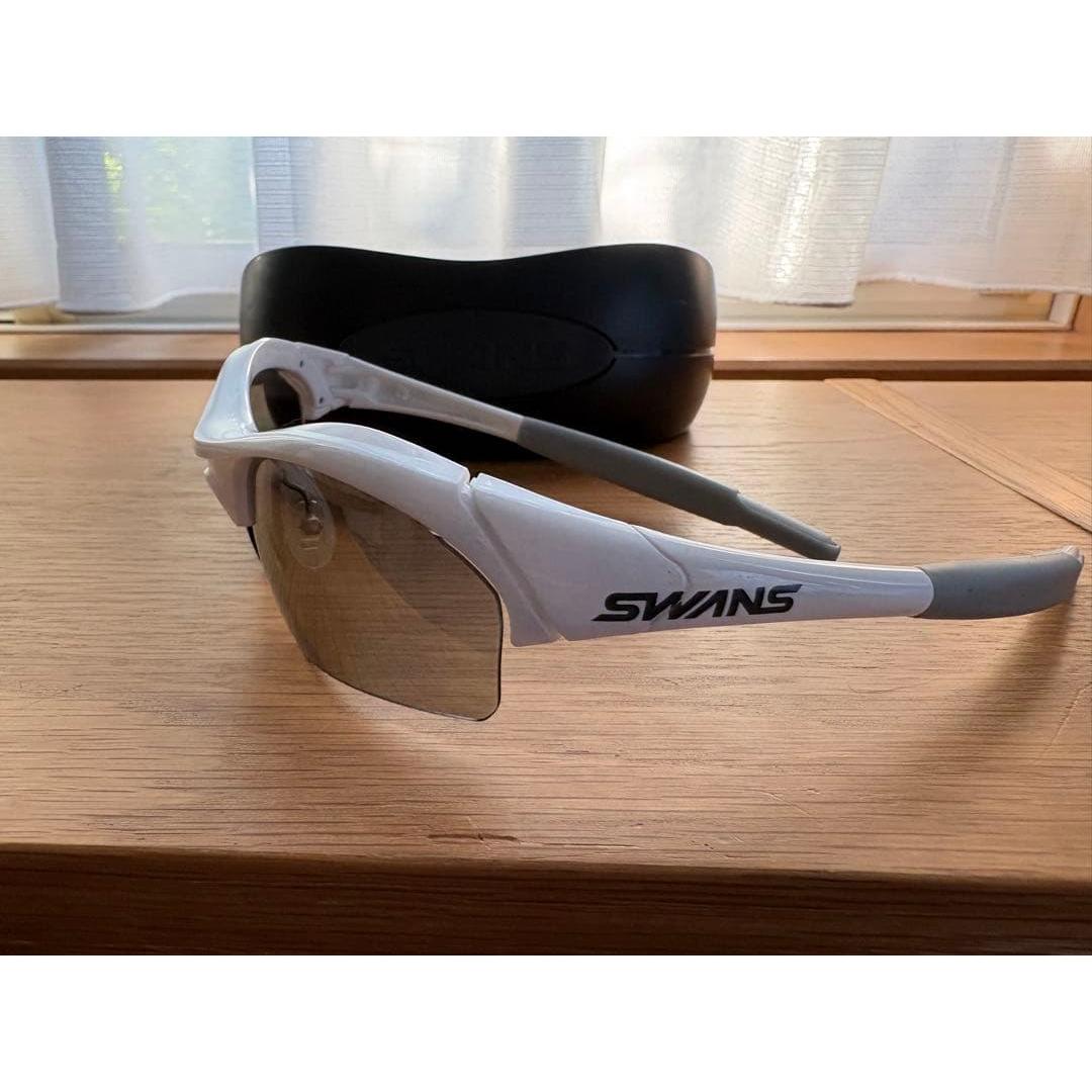 Used SWANS warrior mirror sunglasses with case