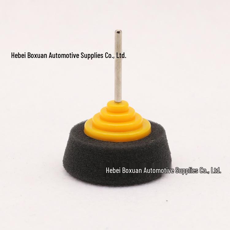 123-calowa gąbka polerska w kształcie stożka: Gąbka Detailingowa do Małych Powierzchni z Trzpieniem Kompatybilnym z Wiertarką