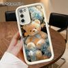 Phone Case: 2D Flat Samsung Galaxy A34 A35 M05 M06 S20 S22 S21 FE Plus 5G Tiered Protective Case, Light Yellow Little Bear, Christmas and Halloween Gi