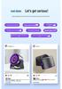 100-Speed Portable Wall-Mounted Desktop Fan for Home, Office, or Dorm