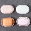 Soap Box Moisture Resistant Leak-proof Plastic Lid Design Soap Holder for Bathroom