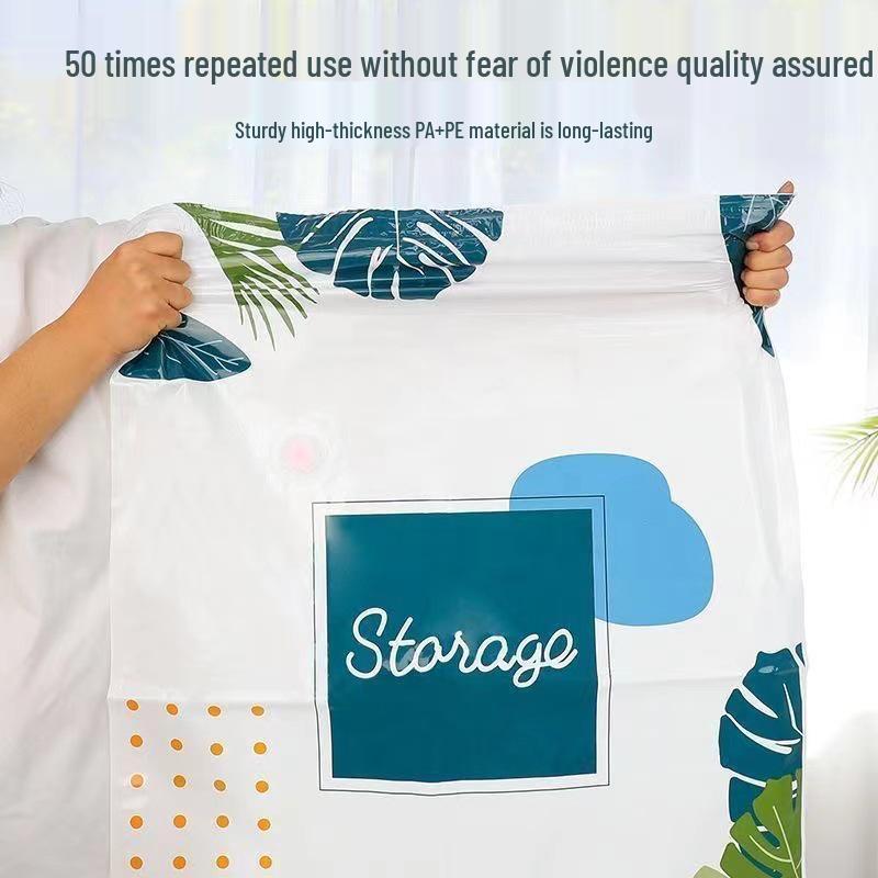 Duży worek próżniowy do przechowywania ubrań i kołder - Pogrubiony worek kompresyjny do domu i podróży