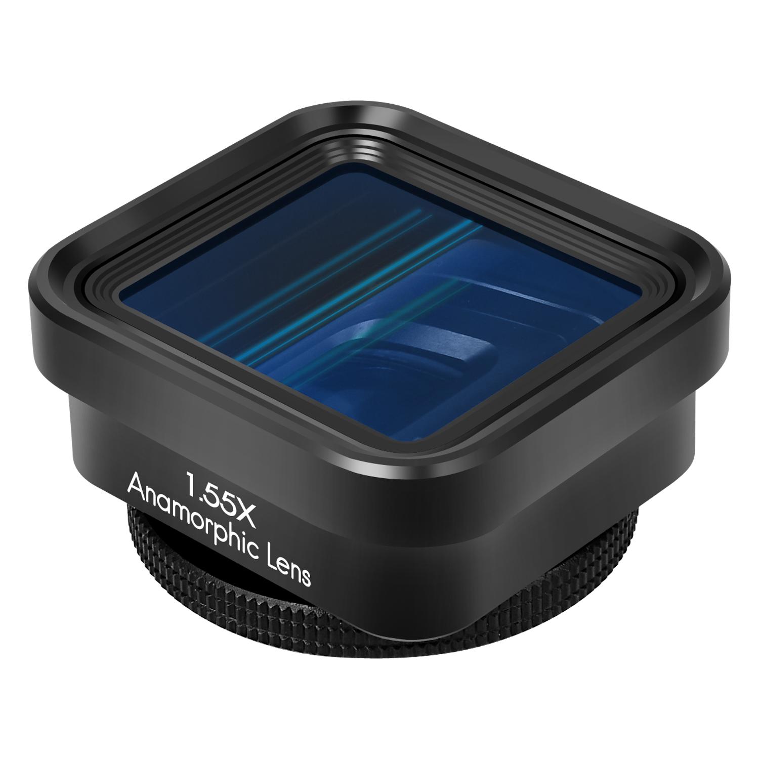 New 1.55X 4K Anamorphic Lenses Phone Mobile Lens Zoom Lens for Mobile Phone JV-AL1.55X