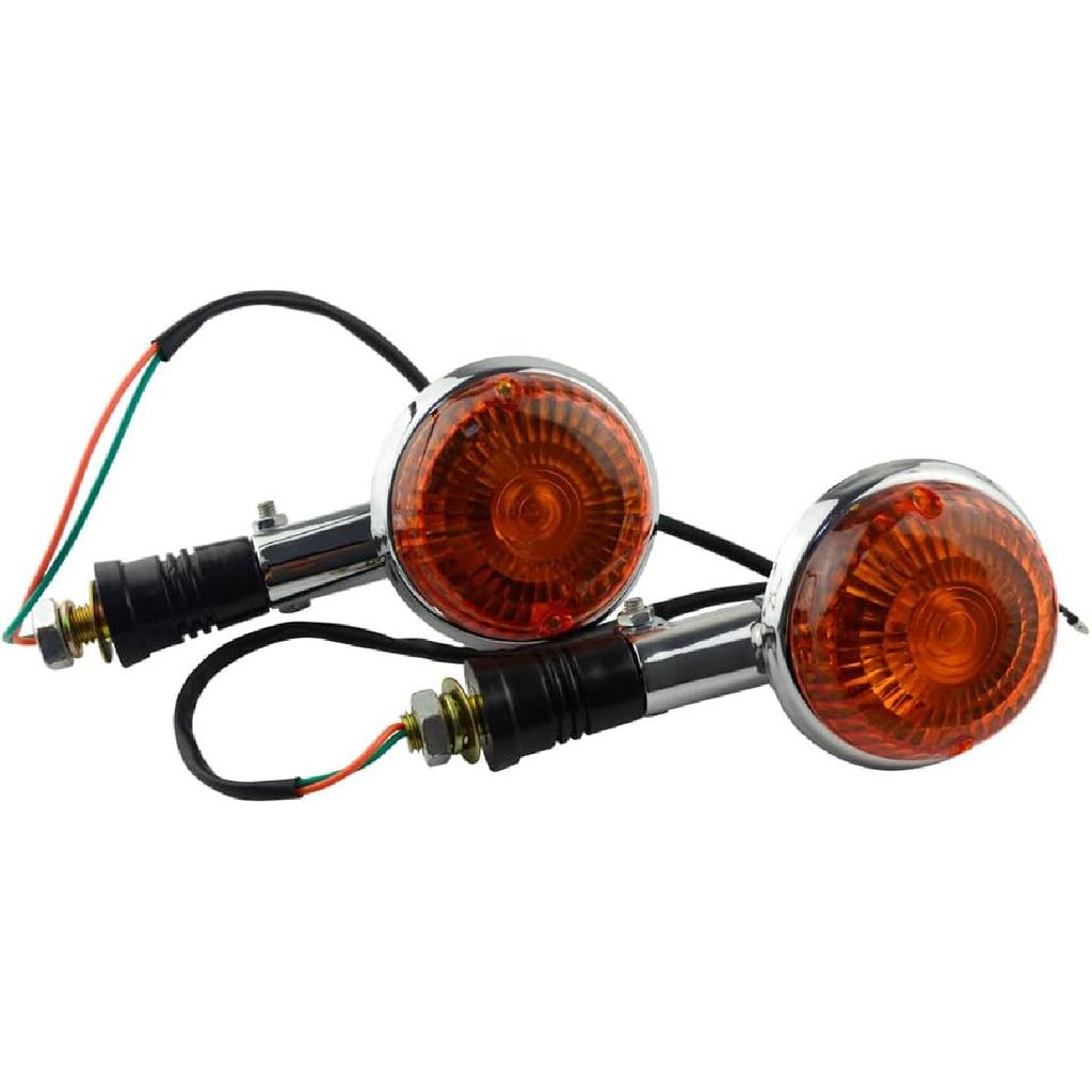 Road Passion 2 pcs Universal Motorcycle Rear Turn Signal Indicator Light Replacement for Yamaha Road Star 1999-2003/ Royal Star 1996-2004/ XV1100 V