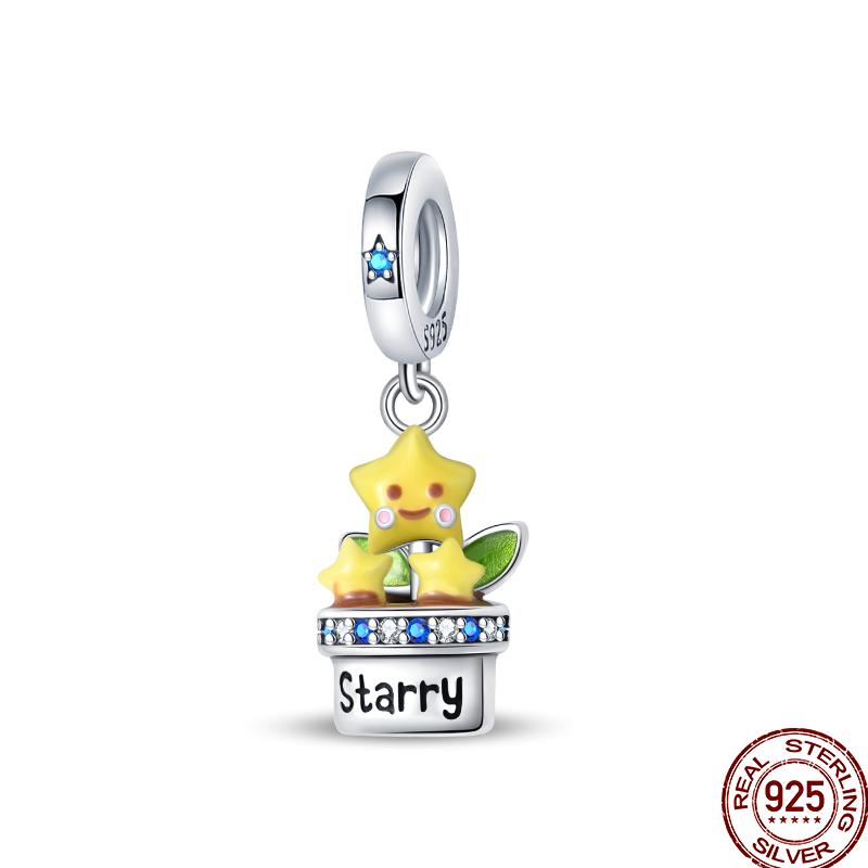 Copper Spring Luminous Insect Butterfly Series Flower Element Gift Beads Suitable For Pan Original Bracelet