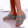 Fashion Summer Women Shoes Sandals Non-Slip Women Shoe Slip On Women's Sandals Wedge Sandals Ladies Retro Footwear Slippers Women