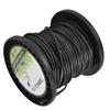 Round String Trimmer Line for   3.3mm Black High Cutting Efficiency Trimmer Line for Most Lawn Mowers Farm