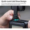 ABS Camera Bracket Holder for Action Cameras Offering Secure Cold Shoe Base Enhances Stability During Recording