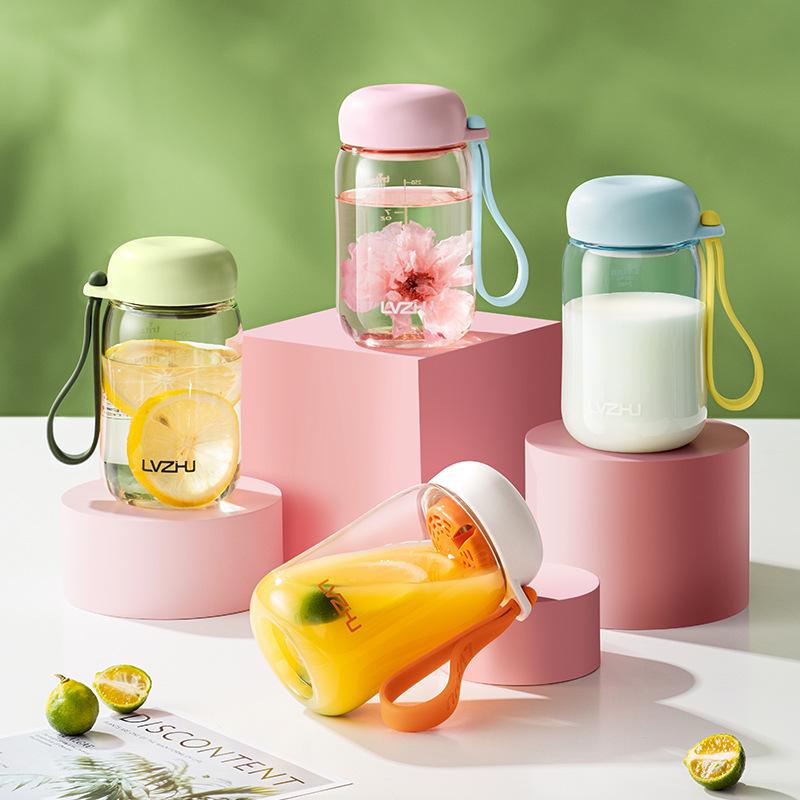 Tritan Green Bead Water Cup 2026 - Portable, High-Temperature Resistant Milk Coffee Shaker Cup