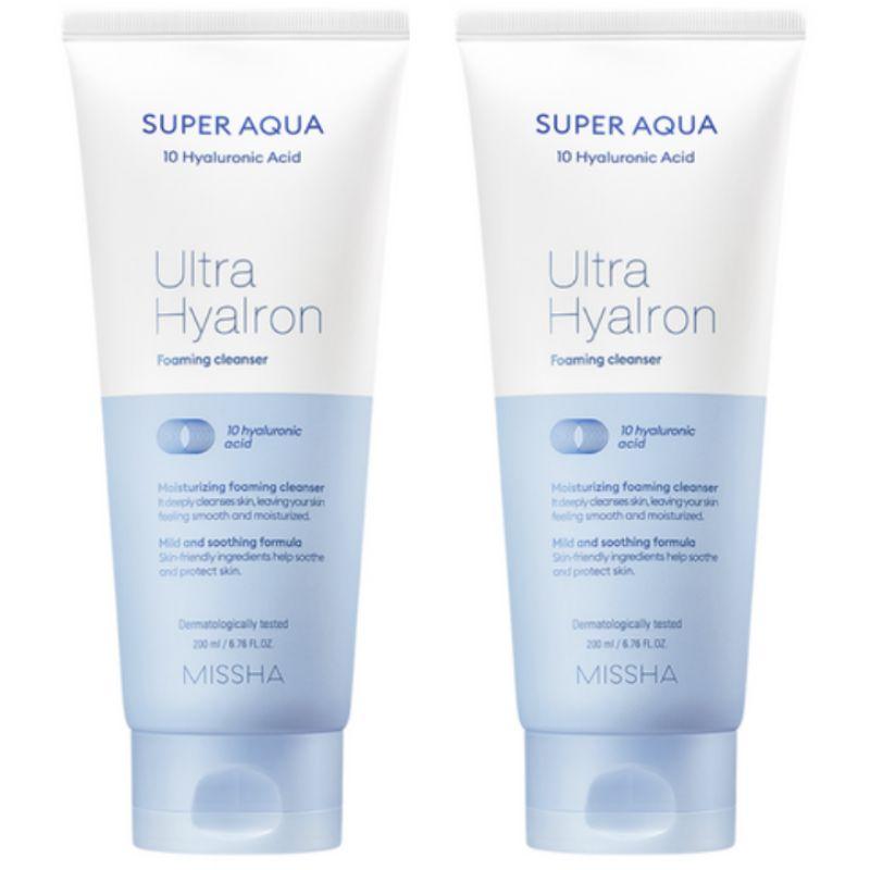 MISSHA Super Aqua Ultra Hyalron Cleansing Foam 200ml
